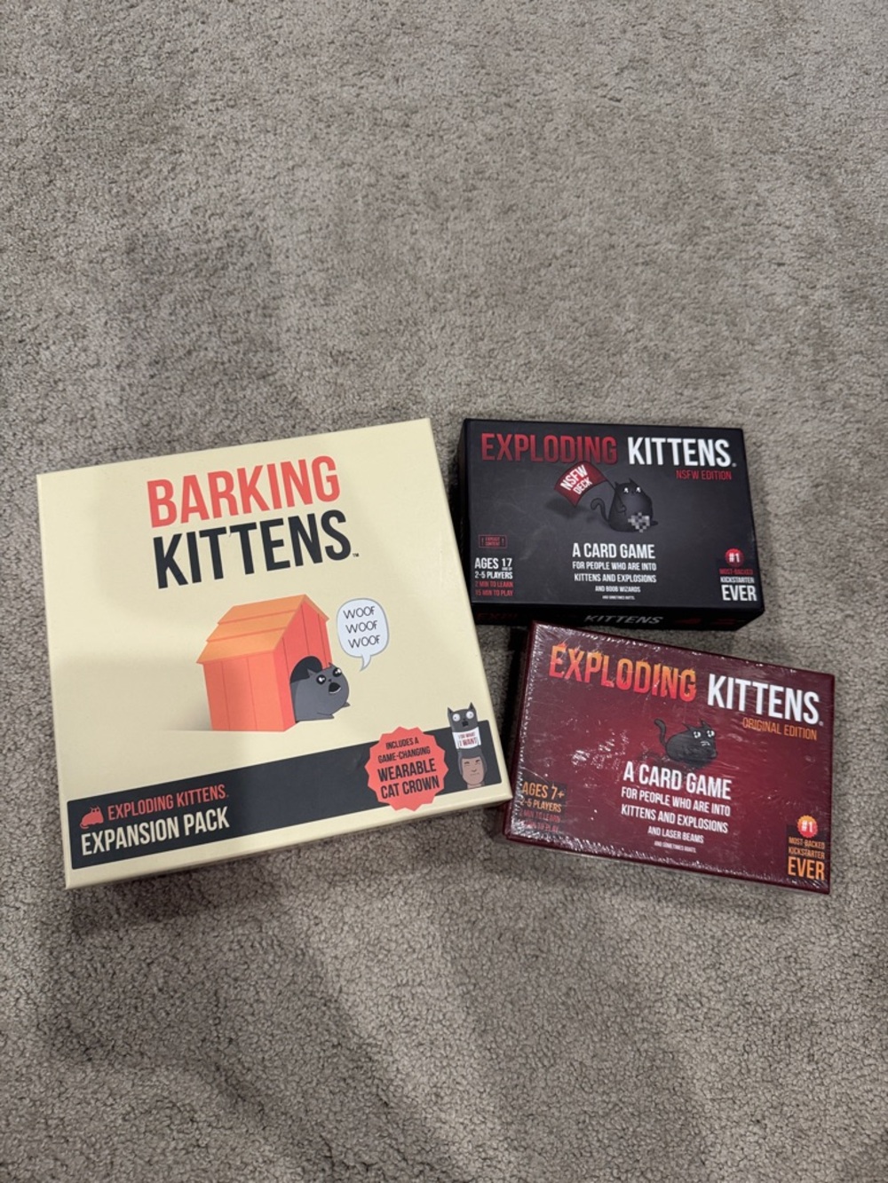 Exploding Kittens Lot